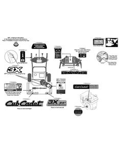 Label Map 24-Inch Diagram and Parts List for 3X24-INCH31AH54TC (31AH54TC710-31AH54TC713-31AH54TC756)(2014) Cub Cadet Snow Blower